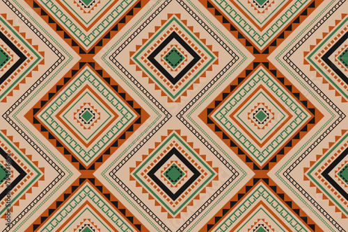 Ethnic pattern.beautiful pattern. folk embroidery,bohemian style,aztec geometric art ornament print.ethnic abstract Inkatha art.Seamless fabric.design for fabric, carpet, wallpaper, clothing 