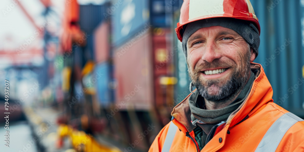 Professional portrait - Dock Worker Professional portrait - Dock Worker