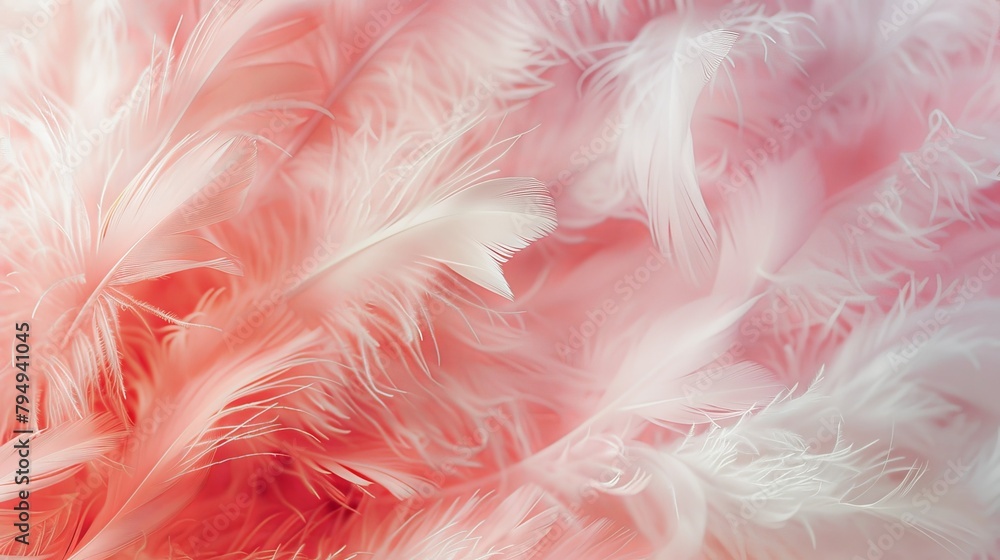 Feather Pattern Texture Background