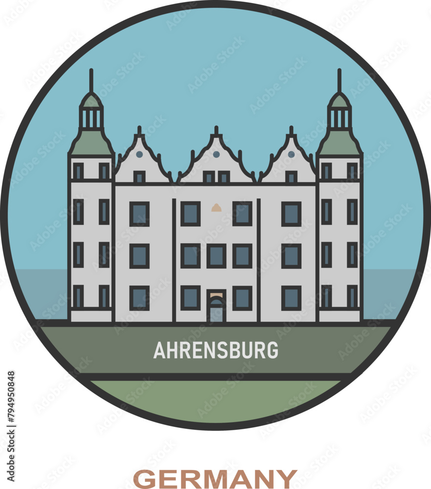 Ahrensburg. Cities and towns in Germany