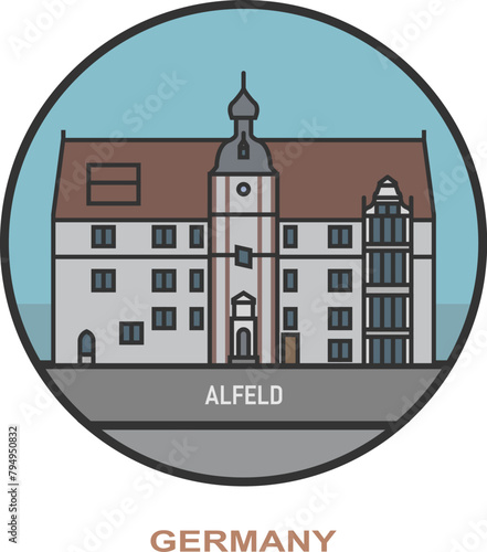 Wallpaper Mural Alfeld. Cities and towns in Germany Torontodigital.ca