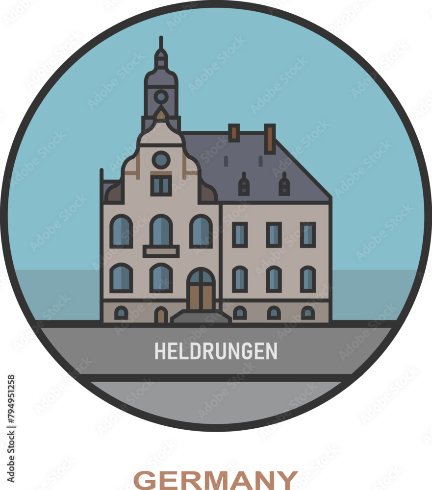 Heldrungen. Cities and towns in Germany