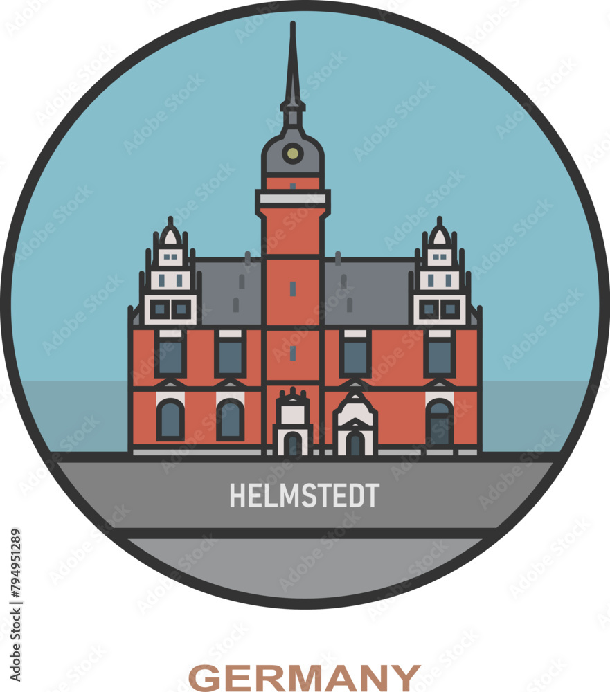 Helmstedt. Cities and towns in Germany
