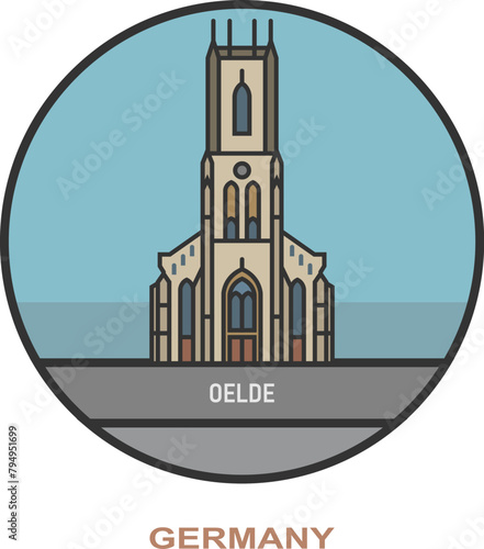 Oelde. Cities and towns in Germany