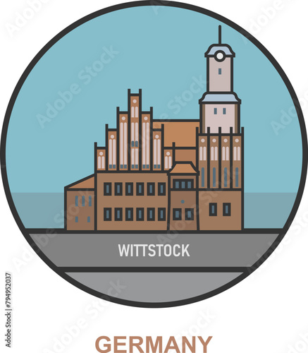 Wittstock. Cities and towns in Germany
