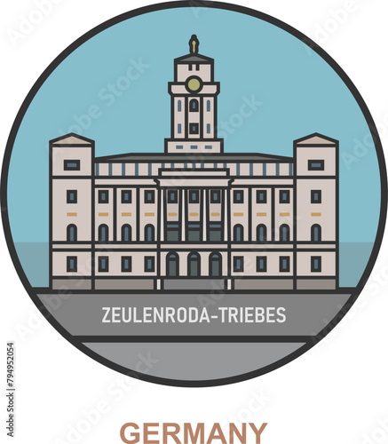 Zeulenroda-Triebes. Cities and towns in Germany
