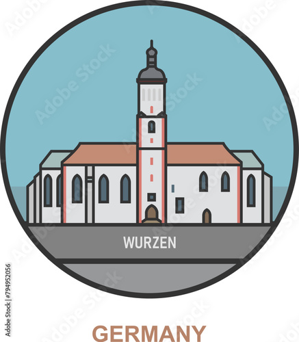 Wurzen. Cities and towns in Germany