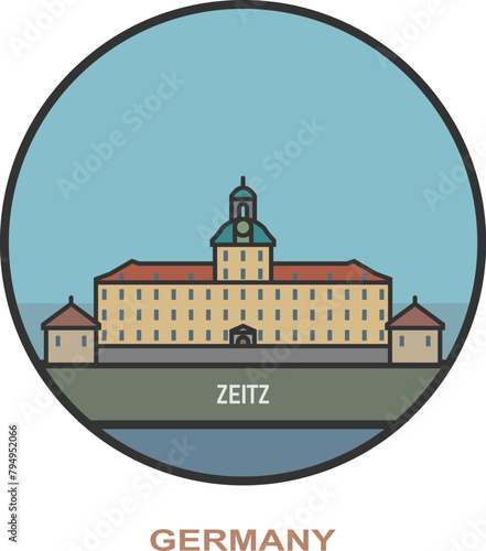 Zeitz. Cities and towns in Germany