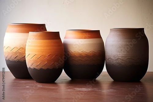 Burnt Sienna Earth Gradients: Clay Pottery Shades Showcase