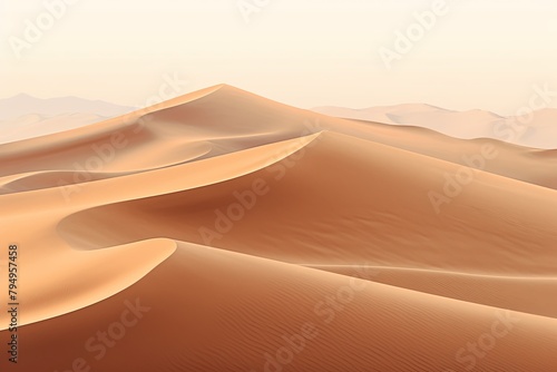 Desert Mirage Gradient Sunset - Sand Dune Colors