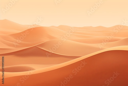 Desert Sand Dune Gradients: Warm Beige Hues of Tranquility