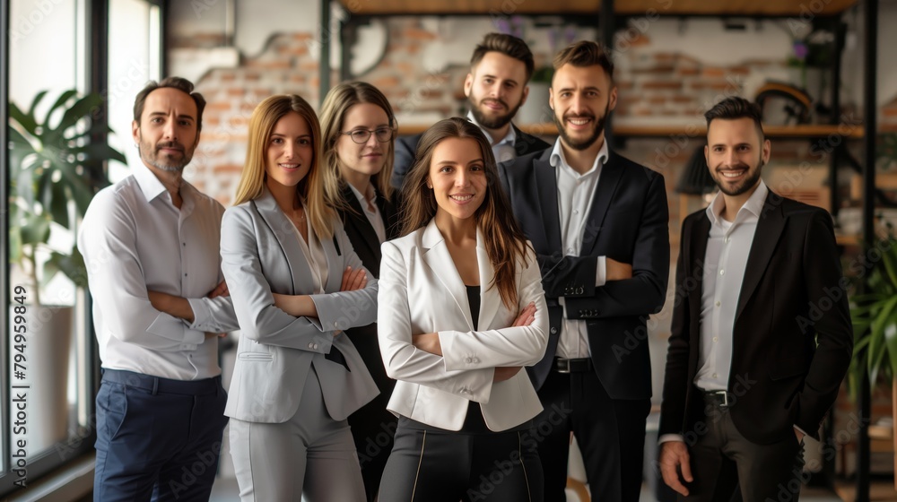 A group of entrepreneurs shares their successful cases and experience during an international business seminar. Teamwork is the key to success and achievement of goals. Smiling business people A group of entrepreneurs shares their successful cases and experience during an international business seminar. Teamwork is the key to success and achievement of goals. Smiling business people