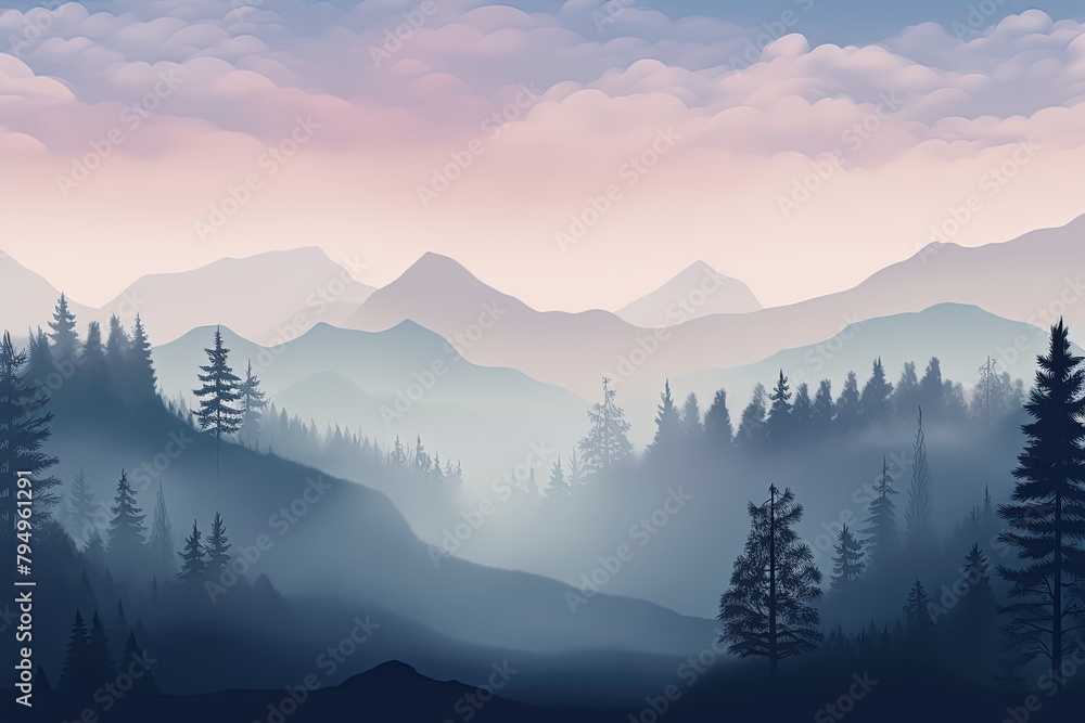 Fading Fog Gradient Styles: Masterful Diffuse Fog Layers Fading Fog Gradient Styles: Masterful Diffuse Fog Layers