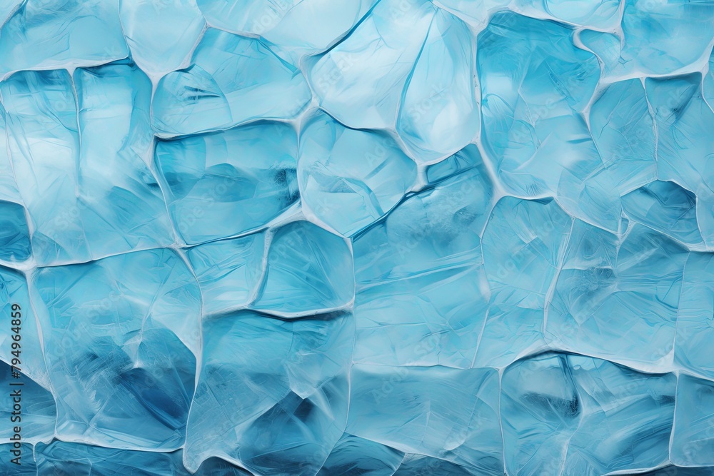 Obraz premium Glacial Ice Cool Gradients: Reflective Textures