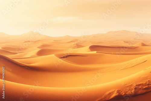Golden Desert Sand Gradients: Arid Terrain Textures Collection