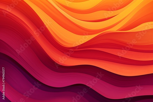 Radiant Red-Yellow Glowing Lava Gradient Patterns