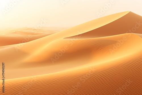 Golden Desert Sand Gradients  Dazzling Dunes at Golden Hour