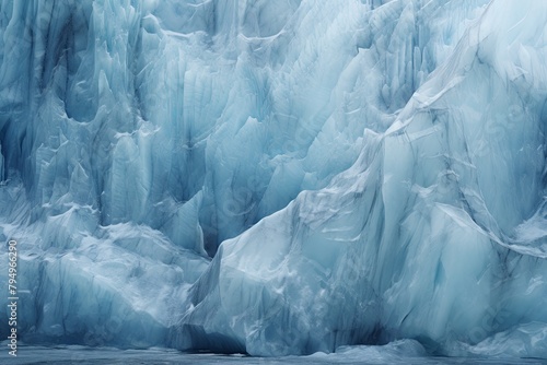 Icy Glacier Gradient: Glacial Frost Hues in Stunning Digital Image Transformation
