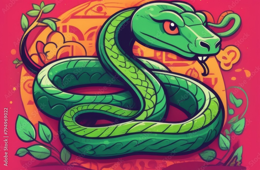 snake, year of the snake, new year 2025, new year of the snake, graphic snake, Chinese style snake snake, year of the snake, new year 2025, new year of the snake, graphic snake, Chinese style snake