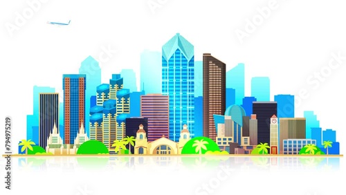 San Diego California United States city skyline (ID: 794975219)