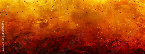 Refreshing bubbles and liquid in a vibrant abstract background with colorful design