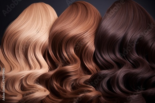 Silky Chocolate Gradient Blends: Mocha Smooth Gradations of Beauty