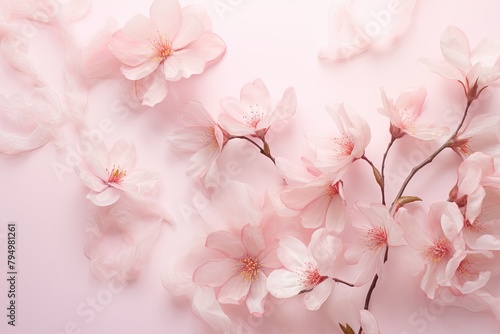 Spring Blossom Pink Gradients  Soft Pink Petal Hues
