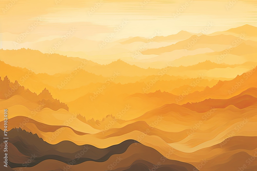 Golden Morning Layers: Sunrise Amber Gradient Palettes