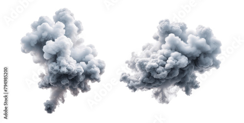smoke isolated on transparent background