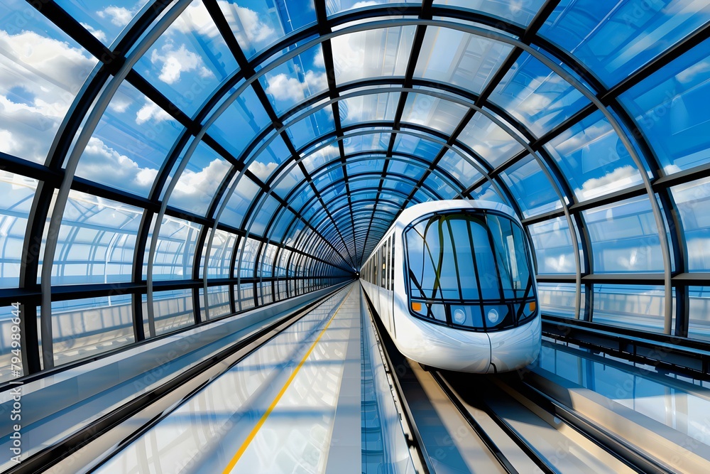 Fototapeta premium escalator in the airport