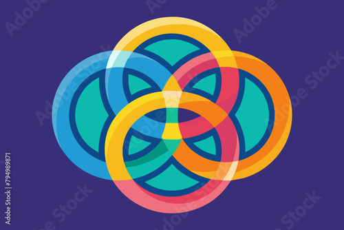 A series of circles suggesting unity and wholeness