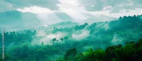 landscape with clouds