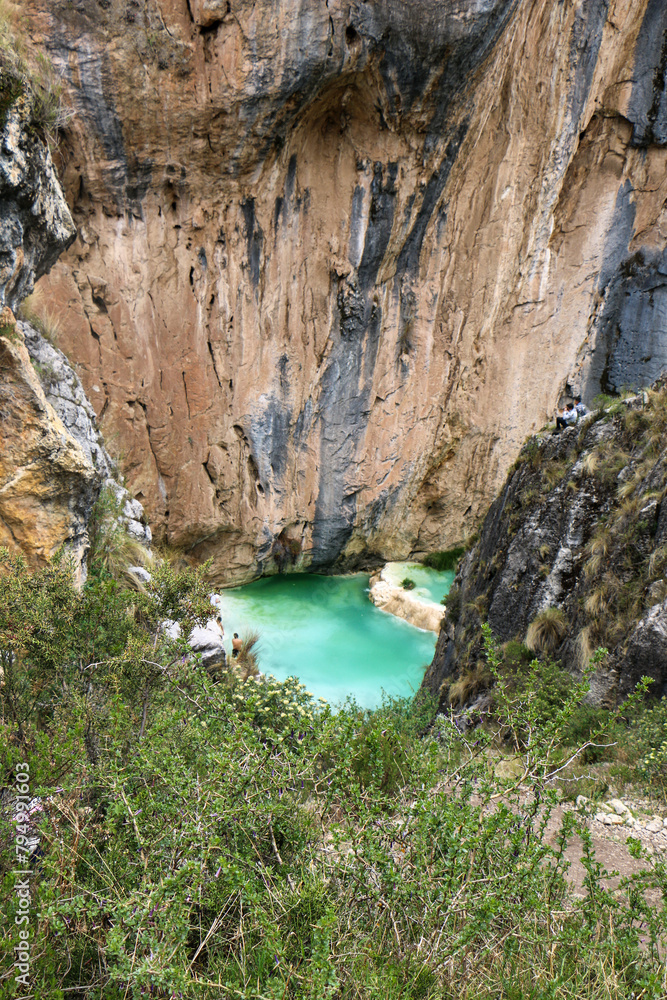 Fototapeta premium aguas de huancaraylla, Peru