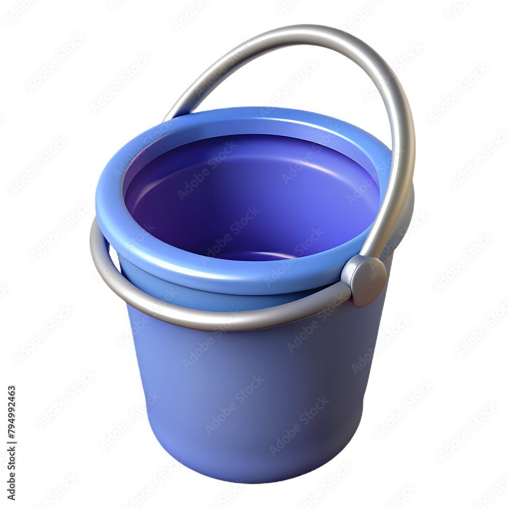 Bucket isolated on transparent background Bucket isolated on transparent background