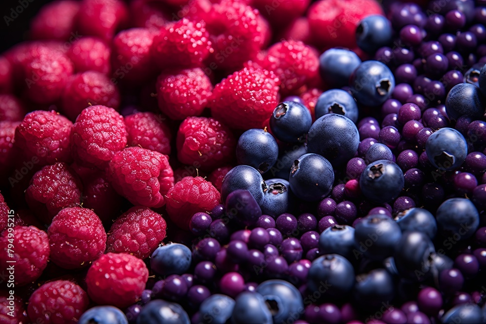 Wild Berry Gradient Mixes: Fusion of Vibrant Fruit Colors Wild Berry Gradient Mixes: Fusion of Vibrant Fruit Colors