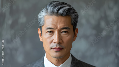Timeless Classic Pastel Setting Middle-aged Man's Hairstyle, Vintage Elegance Pastel Ambiance Classic Hairstyle, Retro Sophistication Pastel Background Classic Hairstyle