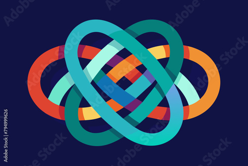 Intertwined and interconnected shapes