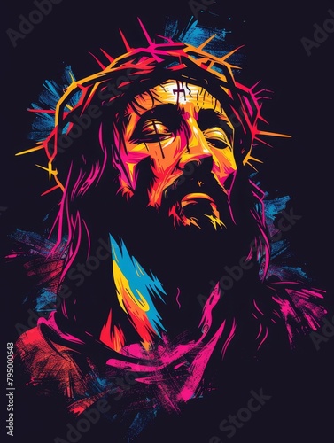 Jesus Cross Icon Tee