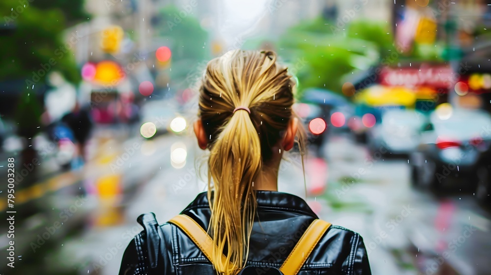 Obraz premium person in a street