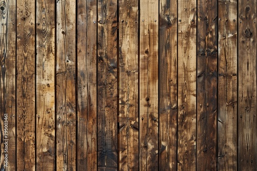 Rustic Wooden Fence Texture