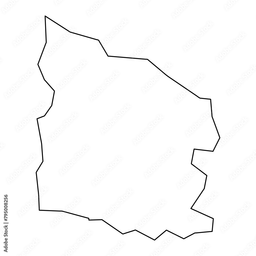 Valverde Province map, administrative division of Dominican Republic. Vector illustration. Valverde Province map, administrative division of Dominican Republic. Vector illustration.