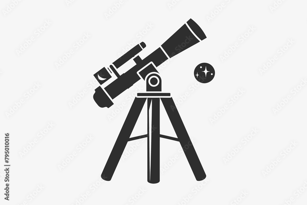 a telescope on a tripod with a ball a telescope on a tripod with a ball
