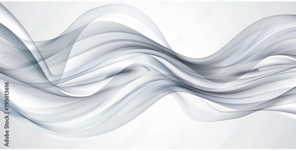 Abstract background with curved lines in the style of gray color on a white background Abstract background with curved lines in the style of gray color on a white background