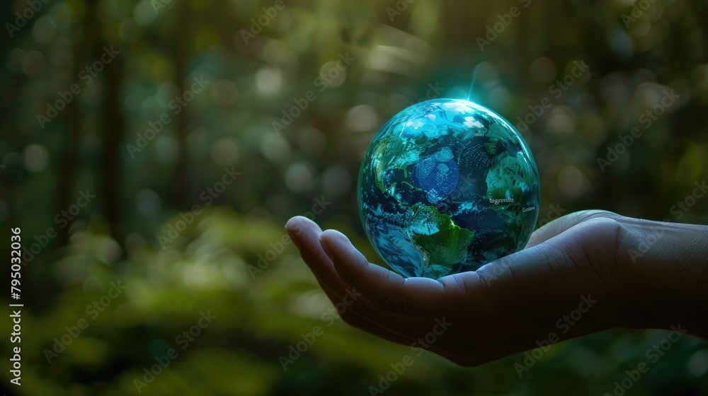 Hand-Held Globe Inspires for Arbor Day Celebration Hand-Held Globe Inspires for Arbor Day Celebration