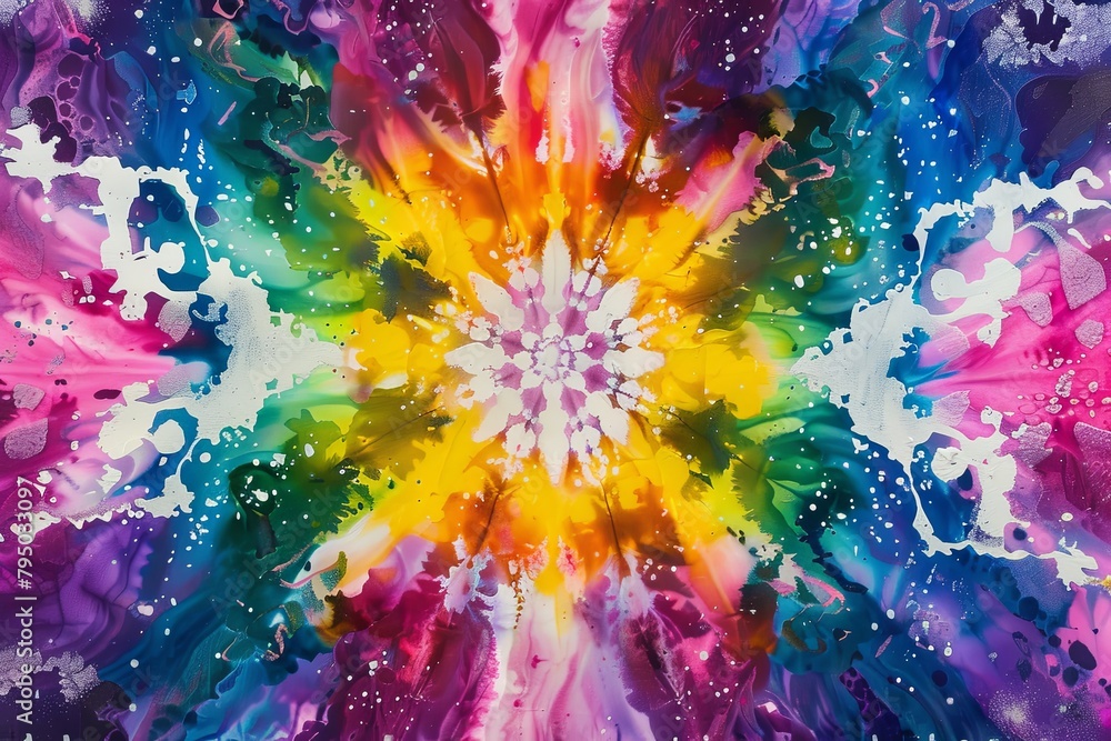 Explosion of Color Abstract Art Explosion of Color Abstract Art
