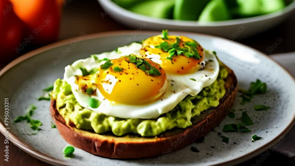 Delicious Avocado Toast with Poached Eggs Delicious Avocado Toast with Poached Eggs