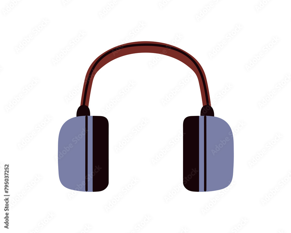 Ear safety, protective headphones for noise reduction. Industrial equipment, earmuffs for hearing protection. Loud sound defenders, PPE. Flat graphic vector illustration isolated on white background Ear safety, protective headphones for noise reduction. Industrial equipment, earmuffs for hearing protection. Loud sound defenders, PPE. Flat graphic vector illustration isolated on white background