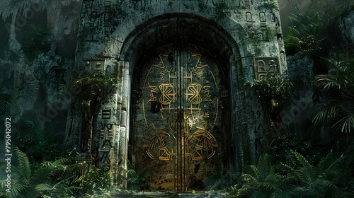 Fototapeta Naklejka Na Ścianę i Meble -  A majestic door