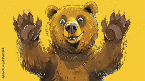 funny bear wants to hugs artwork for phone case sweat © Mishab