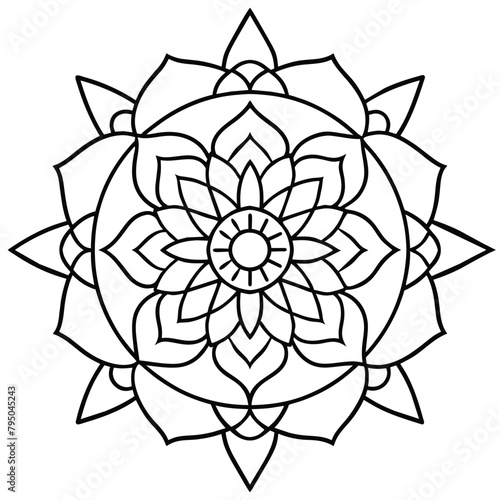 Mind Relaxing Coloring Page Mandala For Adults Coloring Page Mandala For Adults Coloring Mandala